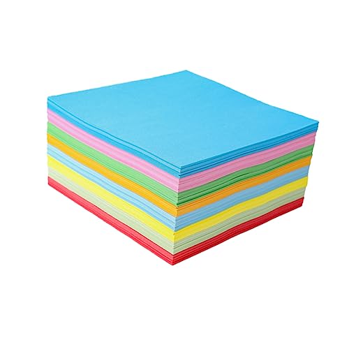 HOMSFOU 500 Stück Origami Papier Farben für Bastelarbeiten Kindergartenprojekte Diy Falten und Dekoration und Vielseitig Einsetzbar von HOMSFOU