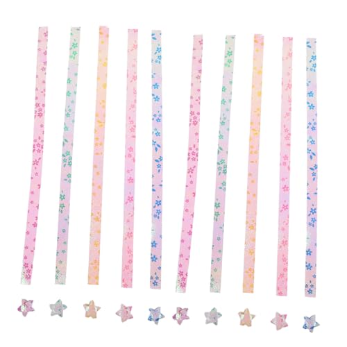 HOMSFOU 500 Stück Origami Star Papier Goldfolie Fluoreszierende Faltstreifen für DIY Bastelset Großpackung Kreative Kunstmaterialien für Schulprojekte HOMSFOU 500 Stück Origami Star Papier Goldfolie Fluoreszierende Faltstreifen für DIY Bastelset Großpackung Kreative Kunstmaterialien für Schulprojekte von HOMSFOU