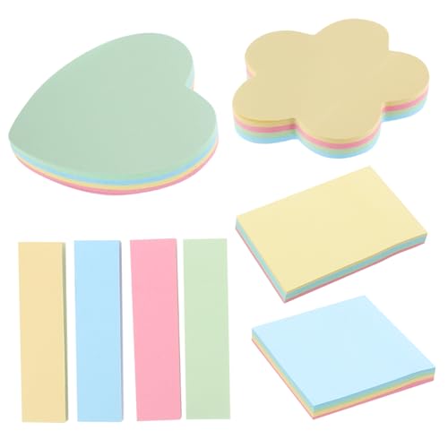 HOMSFOU 500 Stück Selbstklebende Notizblätter Niedliche Memo Sticker für Büro und Zuhause Wiederverwendbare Haftnotizen Verschiedenen Designs Praktisch für Wände Computer und Kühlschrank HOMSFOU 500 Stück Selbstklebende Notizblätter Niedliche Memo Sticker für Büro und Zuhause Wiederverwendbare Haftnotizen Verschiedenen Designs Praktisch für Wände Computer und Kühlschrank von HOMSFOU