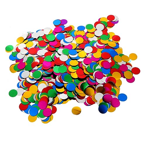 HOMSFOU 5000 Stück Glitzer Konfetti Mehrfarbige Runde Dekoration für Feste Hochzeiten Geburtstagsfeiern und Diy Projekte Ballonfüllung und Tischdeko HOMSFOU 5000 Stück Glitzer Konfetti Mehrfarbige Runde Dekoration für Feste Hochzeiten Geburtstagsfeiern und Diy Projekte Ballonfüllung und Tischdeko von HOMSFOU