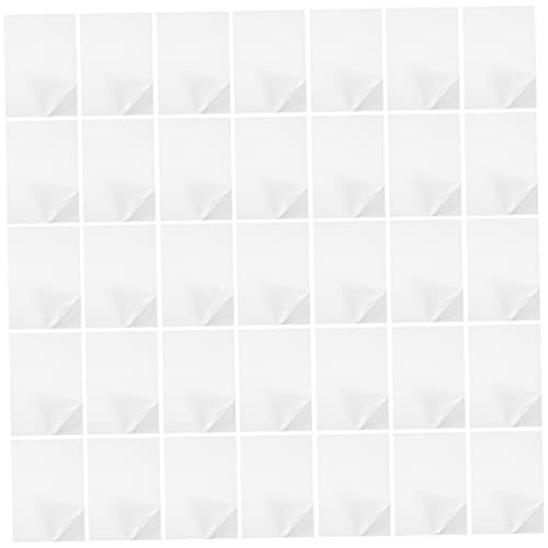HOMSFOU 50Stücke Einseitige Klebebandbögen Transparente Klebefolie für DIY Basteln und Heimdekoration Hochfest Vielseitig Einsetzbar für von HOMSFOU