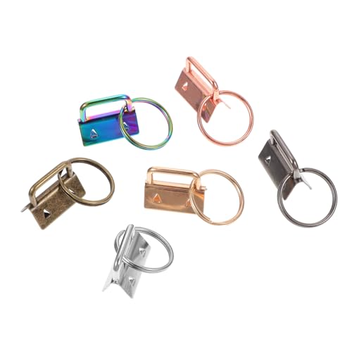 HOMSFOU 50Stücke Schlüsselanhänger Fob Clip Für Gürtel Koffer DIY Projekte Hochwertige Langlebige Materialien Farben Hellgold Antikgrün von HOMSFOU