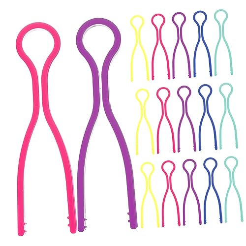 HOMSFOU 50Stücke Spulenclips Kunststoff Spulenhalter für Fadenspulen für Quilten Wiederverwendbar und Langlebig Einfach zu Bedienen Flexibles Design von HOMSFOU