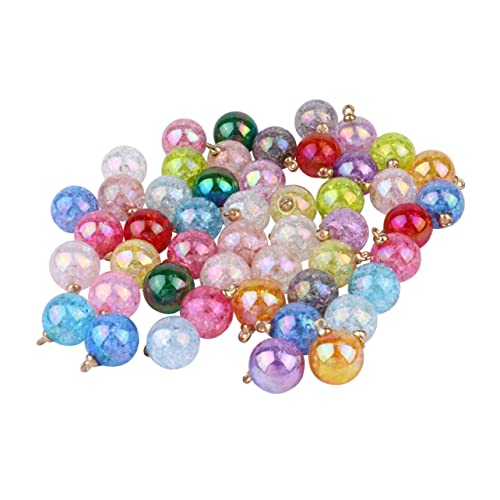 HOMSFOU 50Stücke Transparent Harz Perlen Anhänger Für Schmuckherstellung Perlen Farbvariationen Für DIY Armbänder Und Halsketten Bastelzubehör HOMSFOU 50Stücke Transparent Harz Perlen Anhänger Für Schmuckherstellung Perlen Farbvariationen Für DIY Armbänder Und Halsketten Bastelzubehör von HOMSFOU