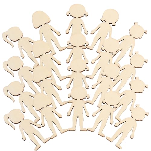 HOMSFOU 50Stücke Unvollendete Holzfiguren Holzschnitt Holzchips Blanko Holzspäne für DIY Bastelarbeiten Kinderfreundlich Glatte Oberfläche für Dekorieren HOMSFOU 50Stücke Unvollendete Holzfiguren Holzschnitt Holzchips Blanko Holzspäne für DIY Bastelarbeiten Kinderfreundlich Glatte Oberfläche für Dekorieren von HOMSFOU