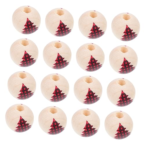 HOMSFOU 50Stücke Weihnachts Holzperlen DIY Schmuckzubehör Für Armbänder Halsketten Dekorationen Holzperlen Für Weihnachtsprojekte HOMSFOU 50Stücke Weihnachts Holzperlen DIY Schmuckzubehör Für Armbänder Halsketten Dekorationen Holzperlen Für Weihnachtsprojekte von HOMSFOU