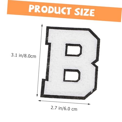 HOMSFOU 52 Stück Teiliges Buchstaben Patches Weiß zum Aufbügeln Strapazierfähige Bestickte Applikationen für Kleidung Reparatur und Dekoration von Hosen Rucksäcken und Accessoires HOMSFOU 52 Stück Teiliges Buchstaben Patches Weiß zum Aufbügeln Strapazierfähige Bestickte Applikationen für Kleidung Reparatur und Dekoration von Hosen Rucksäcken und Accessoires von HOMSFOU