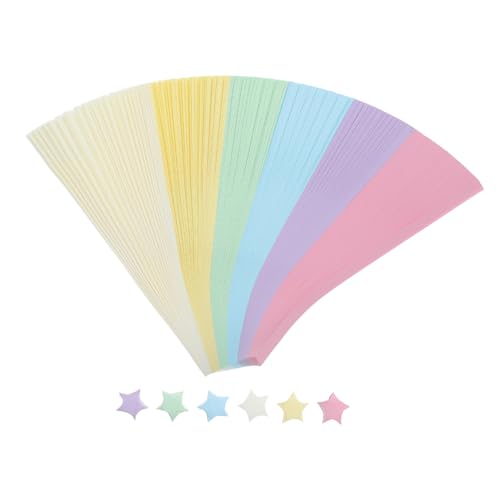 HOMSFOU 540 Stück Origami-papier, Verschiedene Farben, Papier-sternstreifen, Stern-papier, Doppelseitige Stern-papierstreifen, Glückliche Origami-stern-papierstreifen Für Bastelarbeiten HOMSFOU 540 Stück Origami-papier, Verschiedene Farben, Papier-sternstreifen, Stern-papier, Doppelseitige Stern-papierstreifen, Glückliche Origami-stern-papierstreifen Für Bastelarbeiten von HOMSFOU