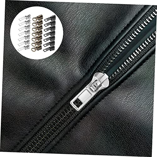 HOMSFOU 57 Stück Reißverschluss-set Reißverschlussköpfe Reißverschlüsse Nähen Reißverschlussrutsche Zipper -schieberegler Reißverschluss Ersetzen Zieht Für Reparatur Metall von HOMSFOU