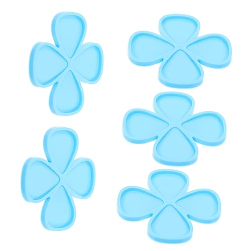 HOMSFOU 5Stücke Epoxidharz Gitarren Pick Silikonform Flexible und Hitzebeständige Gießform für DIY Gitarren Plektren für Gitarren Hochwertiges Silikon Einfache von HOMSFOU
