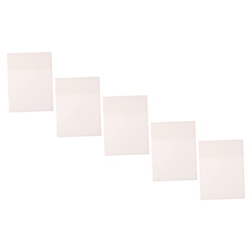 HOMSFOU 5Stücke Klarer Haftnotizen Wasserdichte und Selbstklebende Memo Pads Praktische Notizblätter für Büro Schule und Zuhause für Notizen und Erinnerungen HOMSFOU 5Stücke Klarer Haftnotizen Wasserdichte und Selbstklebende Memo Pads Praktische Notizblätter für Büro Schule und Zuhause für Notizen und Erinnerungen von HOMSFOU