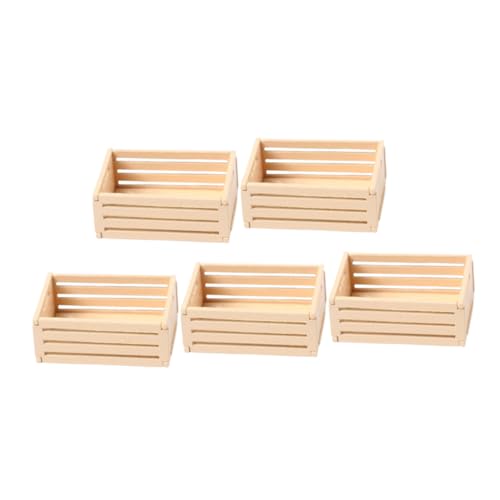 HOMSFOU 5pcs Dollhouse Kiste Miniatur Holzmilch Kiste Dollhouse Obstkorb Miniatur -aufbewahrungsbox Für Puppenhaus Mini Garden Accessoires HOMSFOU 5pcs Dollhouse Kiste Miniatur Holzmilch Kiste Dollhouse Obstkorb Miniatur -aufbewahrungsbox Für Puppenhaus Mini Garden Accessoires von HOMSFOU