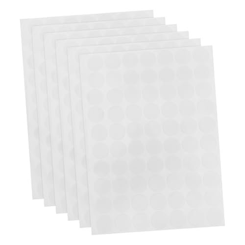 HOMSFOU 6 Blätter doppelseitiges klebeband klar Klebepads doppelseitig lacksicherer Wandkleber doppelseitige, entfernbare Klebebänder durchsichtige Klebepads Klebstoffe Acryl Transparent von HOMSFOU
