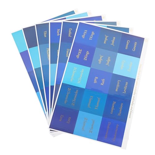 HOMSFOU 6 Blatt Haftnotizen Dünne Notizzettel Laminierte Bibel Registerkarten Haftnotizen Farbige Markierungen Buch Laminierte Bibeletiketten Bibel Registerkarten Für Frauen HOMSFOU 6 Blatt Haftnotizen Dünne Notizzettel Laminierte Bibel Registerkarten Haftnotizen Farbige Markierungen Buch Laminierte Bibeletiketten Bibel Registerkarten Für Frauen von HOMSFOU