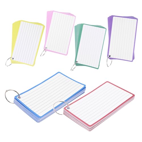 HOMSFOU 6 Karteikarten Sprachkarten Karteikarten zum Lernen Mini-Notizblöcke kleiner Notizblock Meeting-Notizbücher Lernkarten Indexpads Karteikarten Notizbuch Notizbilder Papier HOMSFOU 6 Karteikarten Sprachkarten Karteikarten zum Lernen Mini-Notizblöcke kleiner Notizblock Meeting-Notizbücher Lernkarten Indexpads Karteikarten Notizbuch Notizbilder Papier von HOMSFOU