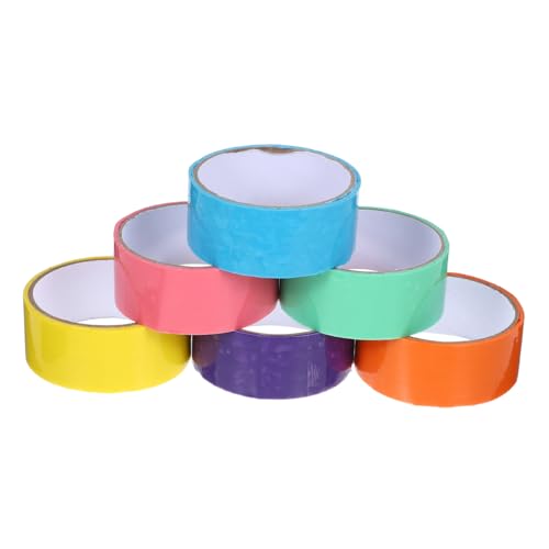 HOMSFOU 6 Rollen Klebriges Ballband Klebriges, Kugelfarbenes Klebeband Farbig Herstellung Klebriges Kugelband Kugelbänder Klebrige Spielzeugbänder Klebrige Bälle Fingerband Süßes Band Abs HOMSFOU 6 Rollen Klebriges Ballband Klebriges, Kugelfarbenes Klebeband Farbig Herstellung Klebriges Kugelband Kugelbänder Klebrige Spielzeugbänder Klebrige Bälle Fingerband Süßes Band Abs von HOMSFOU