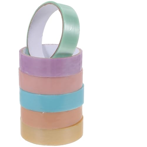 HOMSFOU 6 Rollen Kugel Aus Perlenband Klebrig Sinnesspielzeug Dekompressionsbänder Klebebänder, Bälle, Kinderspielzeug Aus Klebebändern Plastik von HOMSFOU