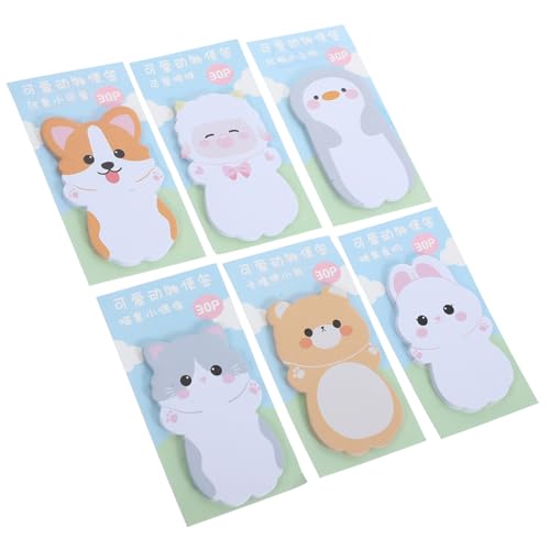 HOMSFOU 6 Sätze Cartoon-haftnotiz Pads Karikatur Memo Klebestreifen Schreiben Klein Registerkarten Notizen Seitenmarkierungen Für Schüler Notizblock Für Taschen Papier HOMSFOU 6 Sätze Cartoon-haftnotiz Pads Karikatur Memo Klebestreifen Schreiben Klein Registerkarten Notizen Seitenmarkierungen Für Schüler Notizblock Für Taschen Papier von HOMSFOU