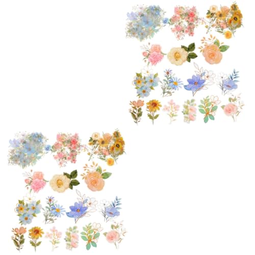 HOMSFOU 6 Sätze Holographische Aufkleber für Scrapbooking Transparente Diy Sticker Pflanzenmotiven und Selbstklebend für Tagebücher Kalender und Karten HOMSFOU 6 Sätze Holographische Aufkleber für Scrapbooking Transparente Diy Sticker Pflanzenmotiven und Selbstklebend für Tagebücher Kalender und Karten von HOMSFOU
