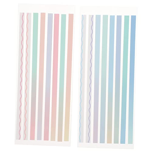 HOMSFOU 6 Sätze Index Tabs mit Bunten Lesestreifen von Durchsichtigen Haftnotizen für Schüler Annotieren von Büchern und Markieren Wichtiger Praktische Lesestreifen und Blau von HOMSFOU