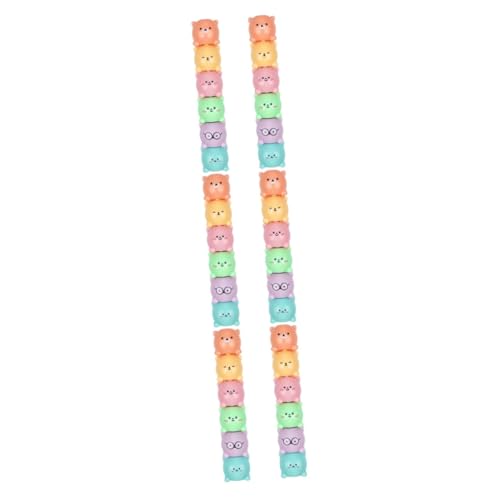HOMSFOU 6 Sätze Kawaii Bär Textmarker Stapelbare Marker für Scrapbooking und Schulbedarf Niedliche Bärform Einfach zu Leicht und Tragbar für Notizen und Kreative Projekte HOMSFOU 6 Sätze Kawaii Bär Textmarker Stapelbare Marker für Scrapbooking und Schulbedarf Niedliche Bärform Einfach zu Leicht und Tragbar für Notizen und Kreative Projekte von HOMSFOU