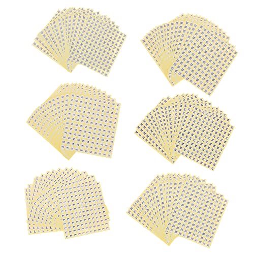 HOMSFOU 6 Sätze Runde Kleidung Aufkleber Selbstklebende Etiketten für Xs S Xl Xxl Klare Druckqualität Organisieren und Sortieren von Kleidung von HOMSFOU