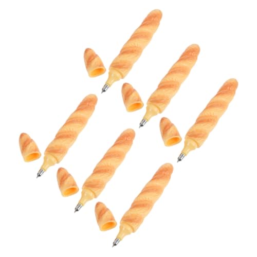 HOMSFOU 6 Stück Baguette Kugelschreiber Food Shaped Schreibstifte für Schule Büro Erwachsene Leicht Tragbar Glattes Schreiben Einzigartiges Brot Design Kreative Geschenkidee HOMSFOU 6 Stück Baguette Kugelschreiber Food Shaped Schreibstifte für Schule Büro Erwachsene Leicht Tragbar Glattes Schreiben Einzigartiges Brot Design Kreative Geschenkidee von HOMSFOU
