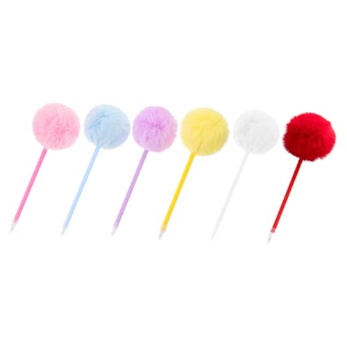 HOMSFOU 6 Stück Den Stift entpacken süße Schulsachen rosa Stifte Tagebuchstifte süßer Stift Kugelschreiber Ball Schüler signieren Stifte Schulbriefpapier süßes stationäres Stift süß Plüsch HOMSFOU 6 Stück Den Stift entpacken süße Schulsachen rosa Stifte Tagebuchstifte süßer Stift Kugelschreiber Ball Schüler signieren Stifte Schulbriefpapier süßes stationäres Stift süß Plüsch von HOMSFOU