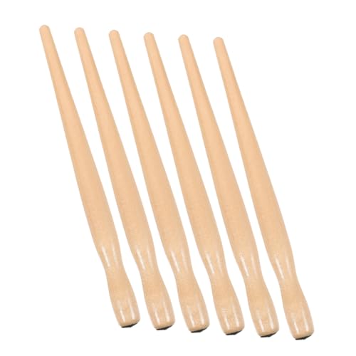 HOMSFOU 6 Stück Dip Pen Halter Füllfederhalter Füllfederhalter Kunstmalerei Stifthalter Cartoon Stifthalter Kalligraphie Stifthalter Dip Pen Federhalter Comic Stifthalter Holz von HOMSFOU