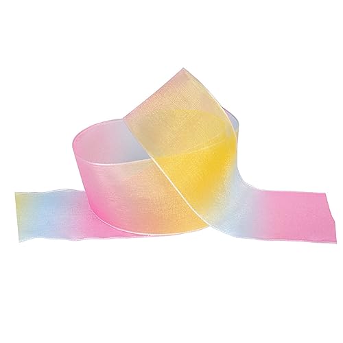 HOMSFOU 6 Stück Diy Haarschmuck Zubehör Schillernde Chiffonbänder für Haarbänder Dekorationen und Festliche Anlässe mit Verschiedenen Farben von HOMSFOU