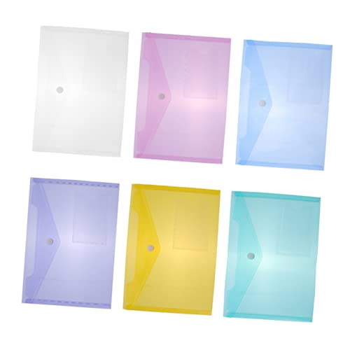 HOMSFOU 6 Stück Dokumentenmappe Teiliges Transparent Reißverschluss für Bürobedarf und Organisation von Dokumenten aus Hochwertigem Gefertigt HOMSFOU 6 Stück Dokumentenmappe Teiliges Transparent Reißverschluss für Bürobedarf und Organisation von Dokumenten aus Hochwertigem Gefertigt von HOMSFOU