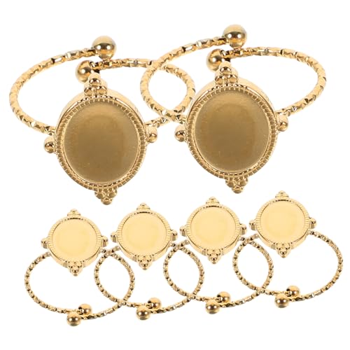 HOMSFOU 6 Stück Edelstahlring Ringeinstellung Basis Für Die Schmuckherstellung Für Frauen Ringrohlinge Ringbasis Ringschale Selber Machen Fingerringe Rohlinge Ring Leer Rostfreier Stahl HOMSFOU 6 Stück Edelstahlring Ringeinstellung Basis Für Die Schmuckherstellung Für Frauen Ringrohlinge Ringbasis Ringschale Selber Machen Fingerringe Rohlinge Ring Leer Rostfreier Stahl von HOMSFOU