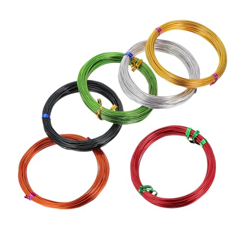 HOMSFOU 6 Stück Farbe Aluminium draht dünn farbig biegen Kabel eloxiert DIY Draht basteln Aluminiumdraht handgefertigte DIY-Versorgung flexibler Draht Drähte für den Kunstunterricht HOMSFOU 6 Stück Farbe Aluminium draht dünn farbig biegen Kabel eloxiert DIY Draht basteln Aluminiumdraht handgefertigte DIY-Versorgung flexibler Draht Drähte für den Kunstunterricht von HOMSFOU