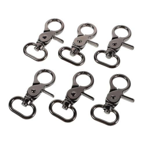 HOMSFOU 6 Stück Identifikator Diy-taschen-druckknöpfe Hardware Schnallen Taschenverbindungshaken Schnappverschluss Schnappen Geldbeutel Zubehör Clips Black Zinklegierung HOMSFOU 6 Stück Identifikator Diy-taschen-druckknöpfe Hardware Schnallen Taschenverbindungshaken Schnappverschluss Schnappen Geldbeutel Zubehör Clips Black Zinklegierung von HOMSFOU