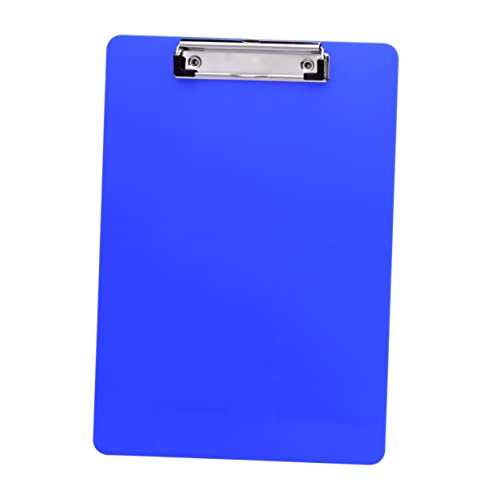 HOMSFOU 6 Stück Klemmbrett aus Kunststoff Teiliges Blaues Clipboard für Memo Papiere und Dokumente für Büro Schule und Medizinische Anwendungen von HOMSFOU
