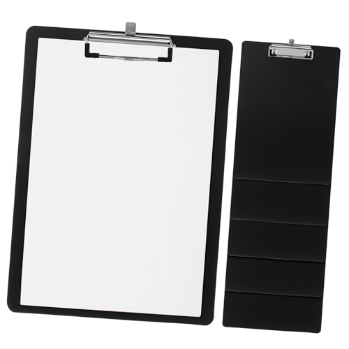 HOMSFOU 6 Stück Klemmbretter aus Robustem Kunststoff mit Stifthalter Hochkapazitiver Schreibunterlage Leichte und Portable Schreibtafel für Büro Schule Besprechungen und Kreatives HOMSFOU 6 Stück Klemmbretter aus Robustem Kunststoff mit Stifthalter Hochkapazitiver Schreibunterlage Leichte und Portable Schreibtafel für Büro Schule Besprechungen und Kreatives von HOMSFOU
