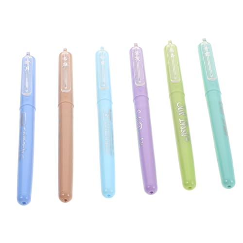 HOMSFOU 6 Stück Kunstpinsel-set Aquarellstift Kalligrafiestifte Zum Schreiben Aquarellbürste Kalligraphie Pinsel Für Die Aquarellmalerei Stift Bürsten Wasserpinsel Plastik von HOMSFOU