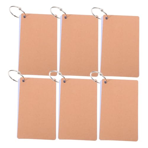 HOMSFOU 6 Stück Lernkarten Leer Karteikarten Mit Ringen College -vorräte Notizkarten Mit Ring Linierte Karteikarten Karteikarte Mit Ringen Karteikarten Zum Lernen Blue Papier HOMSFOU 6 Stück Lernkarten Leer Karteikarten Mit Ringen College -vorräte Notizkarten Mit Ring Linierte Karteikarten Karteikarte Mit Ringen Karteikarten Zum Lernen Blue Papier von HOMSFOU