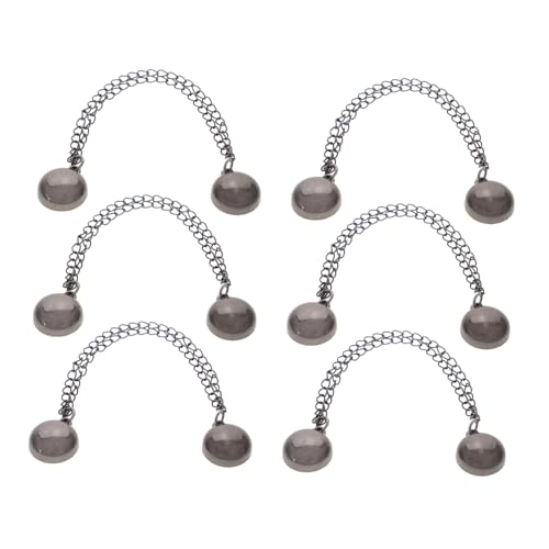 HOMSFOU 6 Stück Magnetische Kleidungsklammern Robuste Clips zum Saumfixieren Hosenbund Magnetische Knopfverschlüsse Praktisch für Lange Hosenbeine und Zuverlässigen Halt von HOMSFOU