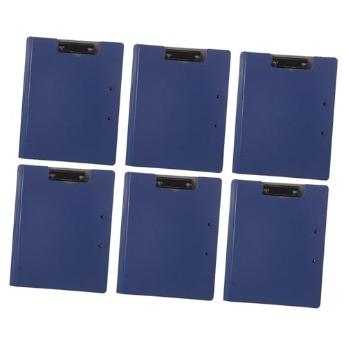 HOMSFOU 6 Stück Multifunktionaler Klemmbrett Ordner mit Doppelclip Flexibles Schreibbrett für Horizontales und Vertikales Schreiben Leichter Dokumenten Organizer für Büro Schule und HOMSFOU 6 Stück Multifunktionaler Klemmbrett Ordner mit Doppelclip Flexibles Schreibbrett für Horizontales und Vertikales Schreiben Leichter Dokumenten Organizer für Büro Schule und von HOMSFOU