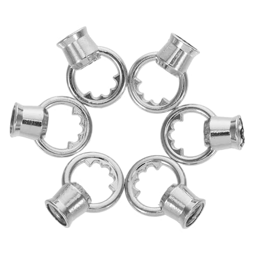 HOMSFOU 6 Stück Ringschrauben Robuste Ösenschrauben für Diy Pendelleuchten Kronleuchter und Deckenleuchten Sicherer Druckguss mit Geschlossenem Ring Vielseitig Einsetzbar für Kreative von HOMSFOU