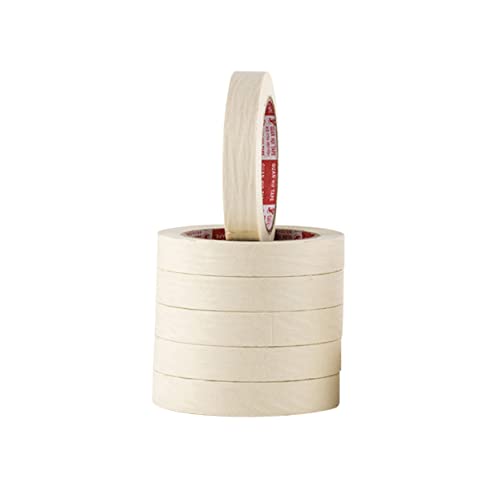 HOMSFOU 6 Stück Selbstklebendes Abdeckpapier Texturiertes Klebeband für Bastelbedarf und Partydekoration Beige von HOMSFOU