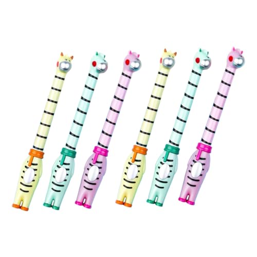 HOMSFOU 6 Stück Teiliges Giraffenform Kugelschreiber Spitze Vielseitige Signierstifte für Schule und Büro für Notizen und Kreative Projekte von HOMSFOU