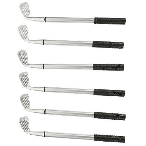 HOMSFOU 6 Stück Teiliges Golf Club Kugelschreiber aus Dekorative Stifte für Schreibtischspiele Geschenkidee für Anlässe Wie Geburtstage und Feiertage von HOMSFOU