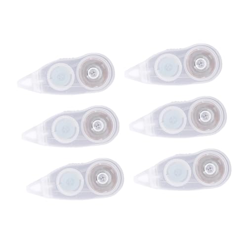 HOMSFOU 6 Stück Teiliges Korrekturband Transparent Einfach Anzuwenden Sofort Korrigierendes Schreibband für Schüler Büro Zuhause Glattes Abdeckband ohne Trocknungszeit Praktische HOMSFOU 6 Stück Teiliges Korrekturband Transparent Einfach Anzuwenden Sofort Korrigierendes Schreibband für Schüler Büro Zuhause Glattes Abdeckband ohne Trocknungszeit Praktische von HOMSFOU