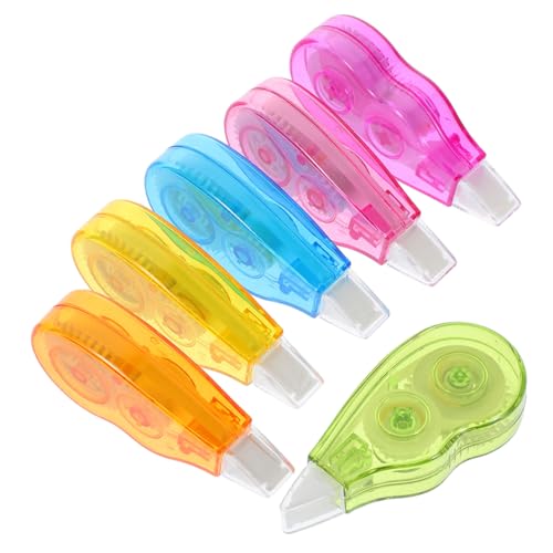 HOMSFOU 6 Stück Teiliges Korrekturband Weiß Sofort Trocknend Ergonomisch Leicht Zu Bedienen Für Schule Büro Haushalt Tape Eraser HOMSFOU 6 Stück Teiliges Korrekturband Weiß Sofort Trocknend Ergonomisch Leicht Zu Bedienen Für Schule Büro Haushalt Tape Eraser von HOMSFOU