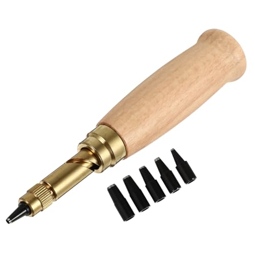 HOMSFOU 6 Stück Teiliges Leder lochstanzer Set aus Legiertem Stahl Automatische Lochstanze mit Langlebig und Schnell für Leder Kleidung Taschen und Canvas Geeignet HOMSFOU 6 Stück Teiliges Leder lochstanzer Set aus Legiertem Stahl Automatische Lochstanze mit Langlebig und Schnell für Leder Kleidung Taschen und Canvas Geeignet von HOMSFOU