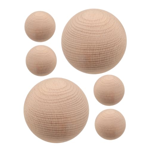 HOMSFOU 6 Stück Teiliges Natürliche Buchenholz Croquet Kugeln für Garten Rasen-Spiele Leicht Robust Tragbar für Outdoor Freizeit und DIY Bastelprojekte HOMSFOU 6 Stück Teiliges Natürliche Buchenholz Croquet Kugeln für Garten Rasen-Spiele Leicht Robust Tragbar für Outdoor Freizeit und DIY Bastelprojekte von HOMSFOU