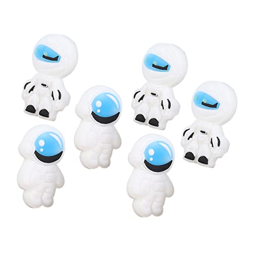 HOMSFOU 6 Stück Teiliges Niedliche Cartoon Astronauten Radiergummi Lustige für Kindergarten Büromaterial für Schulgeschenke und Partys Design von HOMSFOU