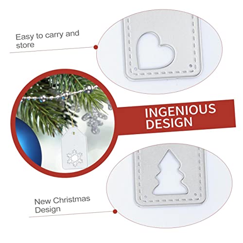 HOMSFOU 6 Stück Teiliges Set Weihnachtsanhänger Stanzformen aus Robustem Kohlenstoffstahl für Diy Scrapbooking Basteln Kartendekoration und Kreative Handwerksprojekte HOMSFOU 6 Stück Teiliges Set Weihnachtsanhänger Stanzformen aus Robustem Kohlenstoffstahl für Diy Scrapbooking Basteln Kartendekoration und Kreative Handwerksprojekte von HOMSFOU